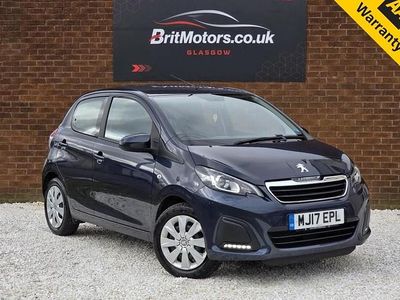 Used Peugeot 108 Active 68 HP (50 kW) 2017 Blue Hatchback