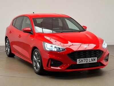 Begagnad Ford Focus ST-Line 125 HK (91 kW) 2020 Röd Halvkombi
