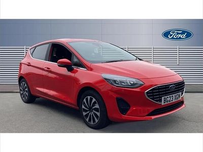 Used Ford Fiesta Titanium 101 HP (74 kW) 2022 Red Hatchback