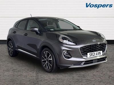 Grey Used 2021 Ford Puma Titanium Hatchback | £14,395 (Good price)