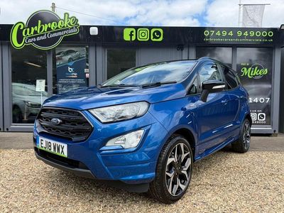 Blue Used 2018 Ford Ecosport ST-Line SUV | £9,495 (Fair price)