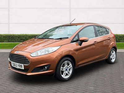 Used Ford Fiesta Zetec 2013 Yellow Hatchback