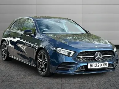Used Mercedes A180 Executive 136 HP (100 kW) 2022 Blue Hatchback