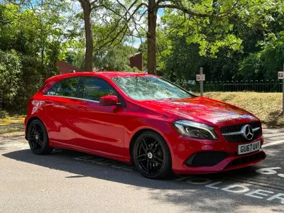 Used Mercedes A200 AMG Line Premium 2017 Red Hatchback