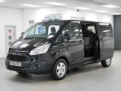 Used Ford Tourneo Custom Titanium 130 HP (95 kW) 2017 Black Van