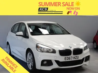 Used BMW 218 M Sport 150 HP (110 kW) 2017 White MPV