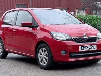 Used Skoda Citigo Elegance 75 HP (55 kW) 2013 Red Hatchback