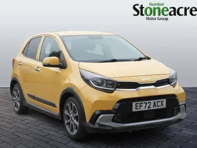 Used Kia Picanto X-Line 67 HP (49 kW) 2022 Yellow Hatchback