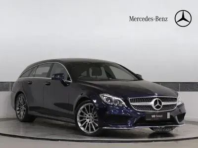 Used Mercedes CLS350 AMG line 2017 Blue Estate