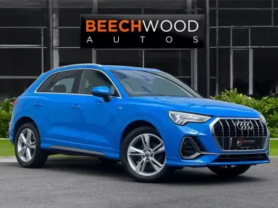 Używany Audi Q3 S-Line 150 KM (110 kW) 2020 Niebieski SUV