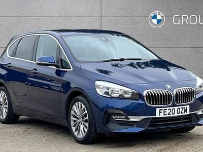 Used BMW 218 Active Tourer Luxury Line 138 HP (101 kW) 2020 Blue MPV
