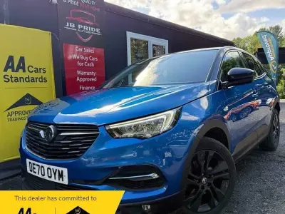 Used Vauxhall Grandland X SRi 130 HP (95 kW) 2020 Blue SUV