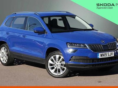 Used Skoda Karoq SE L 147 HP (108 kW) 2019 Blue SUV