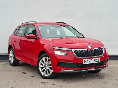 Used Skoda Kamiq SE 95 HP (69 kW) 2020 Red SUV