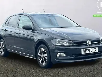 Begagnad VW Polo Match 95 HK (69 kW) 2021 Grå Halvkombi