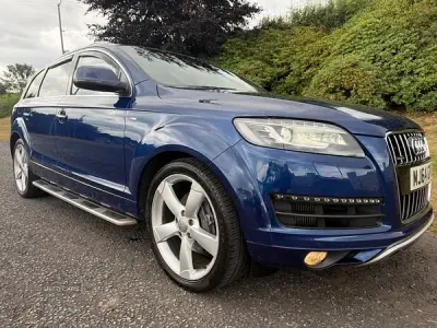 Used Audi Q7 S-Line 245 HP (180 kW) 2014 Blue SUV