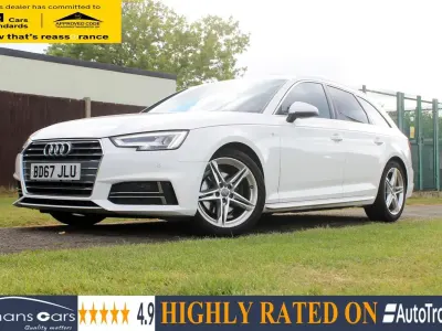 Used Audi A4 S-Line 150 HP (110 kW) 2017 White Estate