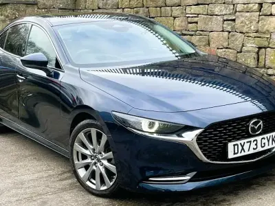Used Mazda 3 Exclusive-Line 186 HP (136 kW) 2023 Blue Sedan