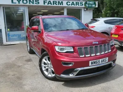 Used Jeep Grand Cherokee Summit 247 HP (181 kW) 2015 Red SUV