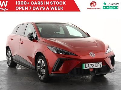 Used MG MG4 EV Trophy 2022 Red Hatchback