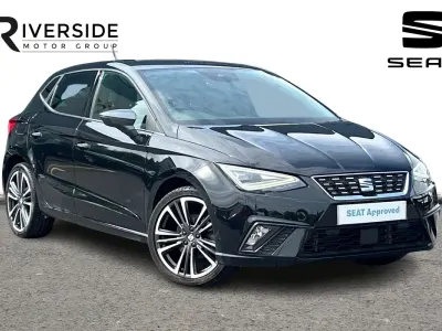 Used Seat Ibiza XCELLENCE Lux 110 HP (80 kW) 2023 Midnight black Hatchback