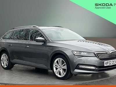 Used Skoda Superb SE L 200 HP (147 kW) 2022 Quartz grey metallic Estate