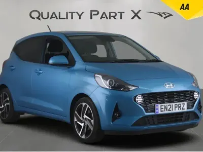 Usado Hyundai i10 Premium 84 HP (61 kW) 2021 Turquesa Citadino