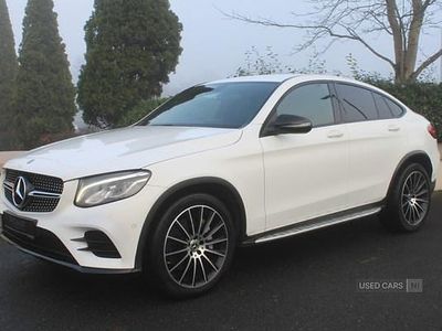Used Mercedes GLC250 AMG line 2019 White Coupe