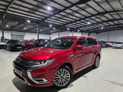 Used Mitsubishi Outlander P-HEV 2019 Red Estate
