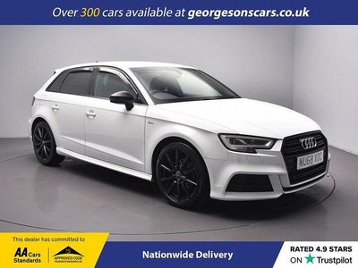White Used 2018 Audi A3 Sportback Black Edition Hatchback | £13,700 (Fair price)