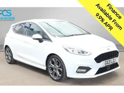 Used Ford Fiesta ST-Line 125 HP (91 kW) 2021 White Hatchback