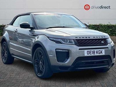 Silver Used 2018 Land Rover Range Rover evoque HSE Dynamic Cabriolet | £16,990 (Fair price)