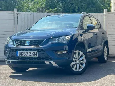 Used Seat Ateca Ecomotive 115 HP (84 kW) 2017 Blue SUV