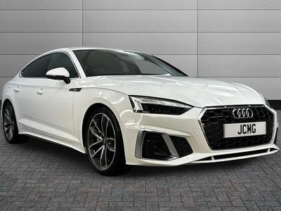 Used Audi A5 Sportback S-Line 200 HP (147 kW) 2021 White Hatchback