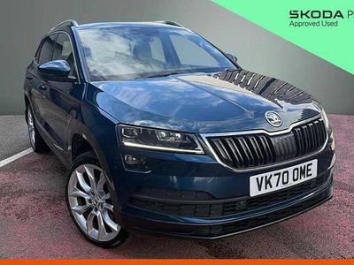 Used Skoda Karoq SE 150 HP (110 kW) 2020 Blue SUV