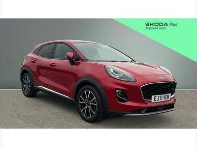 Used Ford Puma Titanium 125 HP (91 kW) 2021 Red SUV