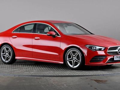 Used Mercedes CLA200 AMG Line Premium 163 HP (119 kW) 2019 Red Coupe