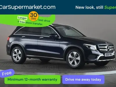 Used Mercedes GLC250 204 HP (150 kW) 2018 Blue Estate