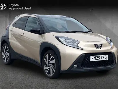 Used Toyota Aygo X 71 HP (52 kW) 2025 Ginger beige with black SUV