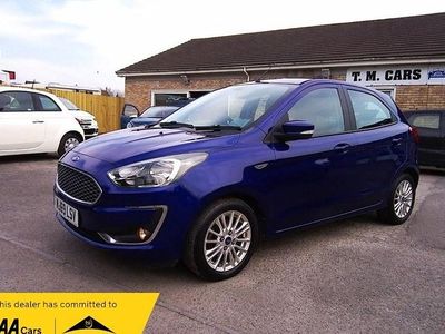 Used Ford Ka Plus Zetec 85 HP (62 kW) 2019 Blue Hatchback