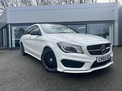 White Used 2015 Mercedes CLA220 Shooting Brake AMG Estate | £10,495 (Fair price)