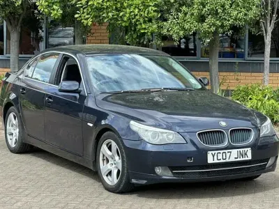 Used BMW 520 2007 Blue Sedan
