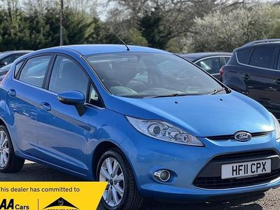 Used Ford Fiesta Zetec 96 HP (70 kW) 2011 Blue Hatchback
