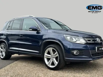 Used VW Tiguan R-line 177 HP (130 kW) 2015 Blue SUV