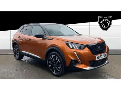 Used Peugeot 2008 GT-line 127 HP (93 kW) 2021 Orange SUV