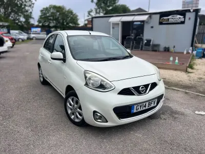 Used Nissan Micra Acenta 2014 White Hatchback