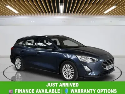 Used Ford Focus Titanium 125 HP (91 kW) 2019 Blue Estate