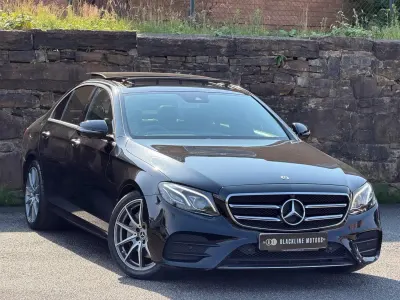 Used Mercedes E220 AMG line 194 HP (142 kW) 2019 Black Sedan