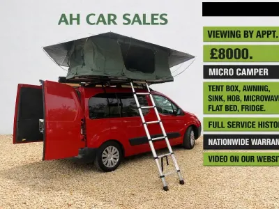 Used Citroën Berlingo 75 HP (55 kW) 2012 Red MPV