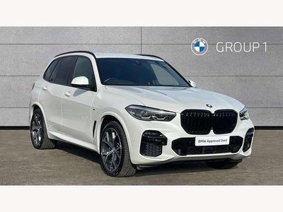 White Used 2022 BMW X5 M Sport SUV | £43,850 (Good price)